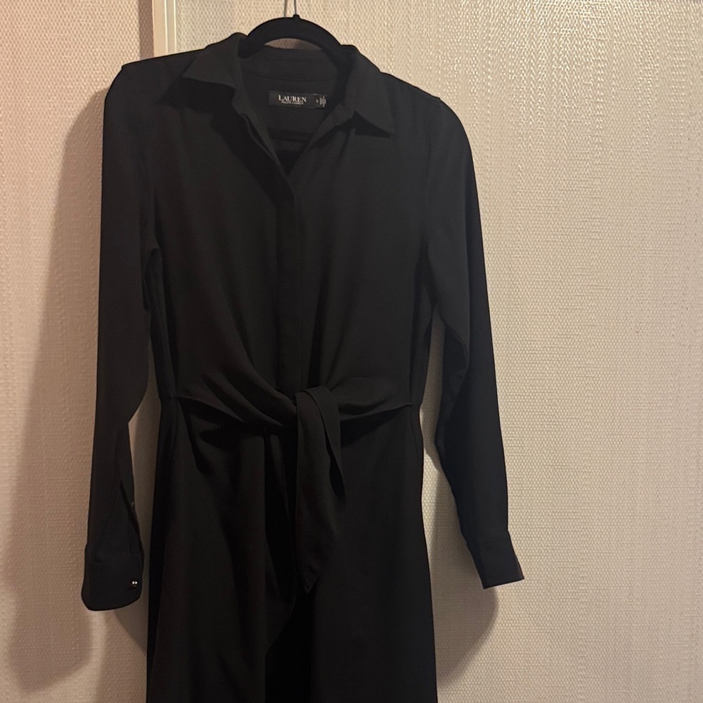 Ralph Lauren Black Long Sleeve Dress